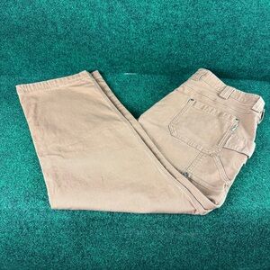 Mens Duluth Trading Flex Fire Hose Pants Sz 40x30 Brown